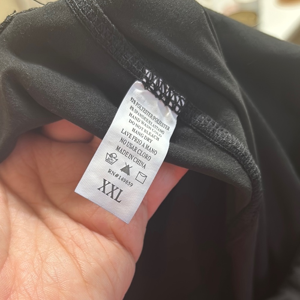 MOVING SALE!! Black High-Waisted Leggings - Picture 4 of 4